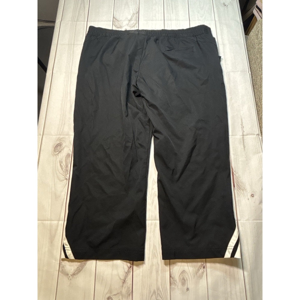Nike Black Women’s Crop Striped Pants Sweatpants Athletic XL - Picture 7 of 7